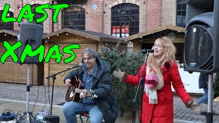 Last Xmas-George Michael-Unplugged And Alive-Acoustic Music at a Xmas market-Live performance 2025