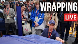 Vinyl Wrapping 101: Live Student Demo at FESPA 2025 | Material Properties + Hood Install Explained