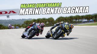 Race Motogp #MalaysianGP 2022 - Bagnaia 99 % Juara,Marini Bantu Ducati | MotoGP™22 TV Replay