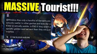 This Tourist Can't Be Real...