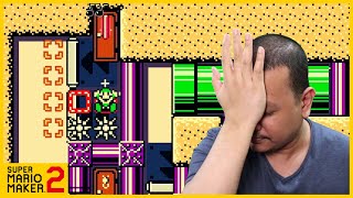 Actual, ACTUAL Keydeaths - Mario Maker 2 Troll Level by Hakabuta
