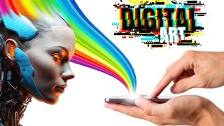 HOW TO MAKE mobile phone digital art creations FOR YOUR YOUTUBE CHANNEL