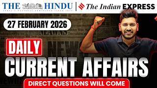 27 February 2026 Daily Current Affairs by Vishal Sir for all One day & UPSC Exams