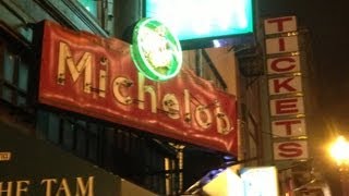 Neon and vintage building signs