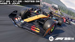 F1 25 - PATCH 1.06 - AI IMPROVEMENTS AND FEWER CRASHES