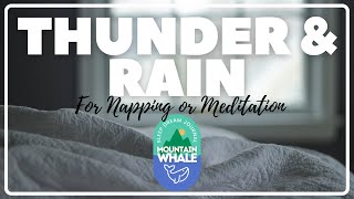 Thunder and rain for napping or meditation - Sleep Dream Journal