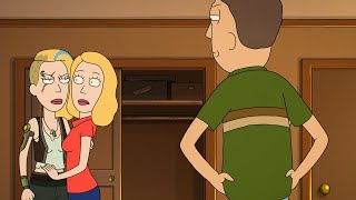 Jerry Smith and Space Beth! 😆 - Rick and Morty | SE06 EP03 - Bethic Twinstinct