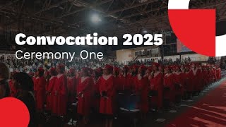 Convocation 2025: Ceremony One (Tuesday, June 3 | 10:00 a.m.)
