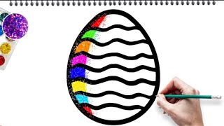 Draw Egg for kids | drawing Egg for children | #drawing #draw #howtodraw #drawEgg
