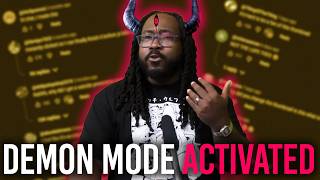 I had to crash out on a chatter