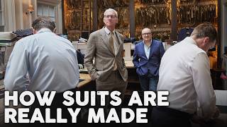 How a Savile Row Suit is Really Made: The Rest Is History goes to Anderson & Sheppard