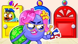 The Key-Stealing | Rainbow Doors | Escape Challenge | Kids Cartoons by VocaVoca Stories ✨🥑