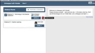 Unhangout: Participant Proposed Sessions Feature