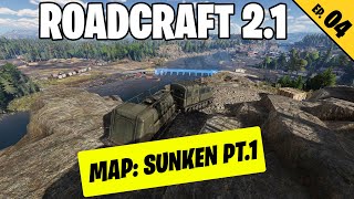 Roadcraft Ep04 | Sunken Map Part 1 – Drenched Deliveries & Depths Unknown | 100% Run Begins