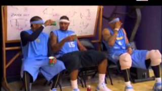 NBA funny moments with LBJ, Dwight, AI, Melo and Mike Brown