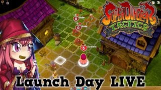 Super Dungeon Tactics - Launch Day LIVE [Recording]