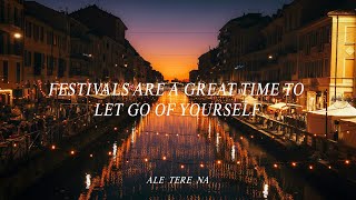 Festivals are a great time to let go of yourself ( dark academia playlist )