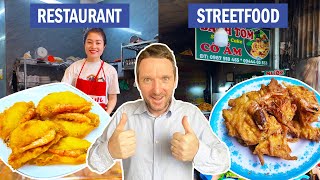 Shrimp Cake Showdown! Restaurant vs Street Food BÁNH TÔM VIETNAM
