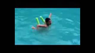 Jumping in the Pool Swimming Joshua Velez