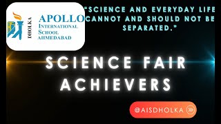 "🎉 Science Fair Achievers at Apollo International School Dholka | Certificate Ceremony Highlights!"