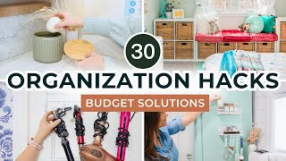 30 Home Organization Hacks to Transform Your Space This Weekend!