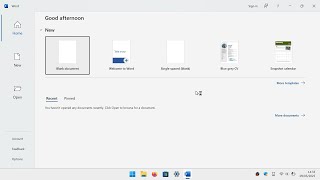 MS Word | Remove the startup screen on loading