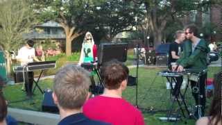 Grimes (with Born Gold) ✇ "Oblivion" + def "Circumambient" electro-rap jam(?) @ Tulane, 3/2/12