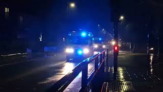 *RARE* 2 carriers turn out from Crosby police station
