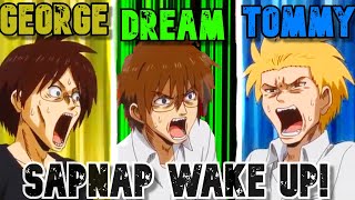 George, Dream, and Tommy PRANK Sapnap!