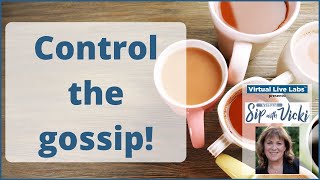 Control Gossip that Can Go Viral in Your Work-at-Home Environment