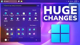 Huge Changes in Windows 11 - New Taskbar, Better Start and Explorer, Improved Performance, Updates