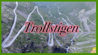 Driving the famous Trollstigen Road in Norway.
