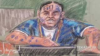 Tekashi 6ix9ine in Court 9 Trey Bloods Live in BK's Smurf Village Projects Part 3
