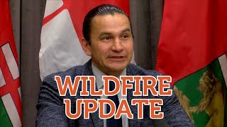 Premier Wab Kinew Wildfire Update - May 15, 2025 - Winnipeg, Manitoba