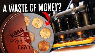 (Yet another) coaster redesign w/ Vevor's Leather Cutting Machine