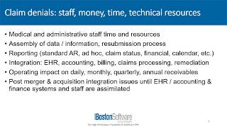 Overcome Hospital Claim Denial Issues With RPA - Boston Software Systems - Healthcare RPA