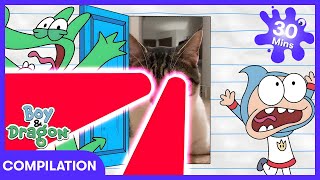 Boy & Dragon - Magic Doors Adventure | WildBrain Kids | WildBrain Kids