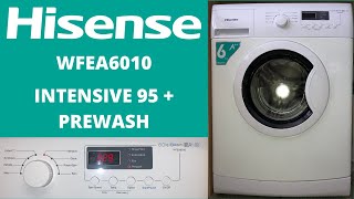 Hisense WFEA6010 Washing Machine - Intensive 95 + Prewash