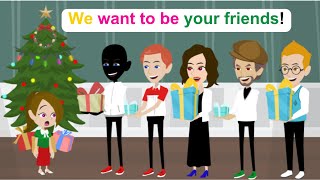 At Christmas, people don't hate Ella anymore - Simple English Story - Ella English