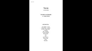 Mentors: The Kid (score, final version)