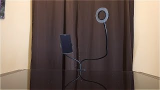 REVIEW: Dstecho Selfie Ring Light  -- PRETTY awesome SELFIE stand!