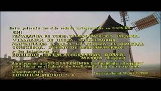 Waldo de los Ríos' music score from DON QUIJOTE RIDES AGAIN (1972) Film Editing.