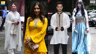 Salman Khan sis Arpita Sharma Ganpati Visarjan | Aayush Sharma, Sophie Choudhary, Giorgia, Deanne