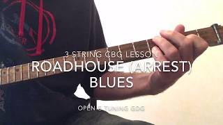 Roadhouse Blues - The Doors - Cigar Box Guitar Lesson