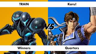 TRAIN (Dark Samus) vs Karu! (Richter) - ROK Esports Smash Ultimate #119 Winners Quarter-Finals