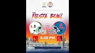 THE JEFF FOX SHOW LIVE PRE GAME MIAMI HURRICANES VS OLE MISS WITH FITZ DAVIS LIVE FROM FIESTA BOWL