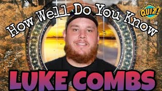How Well Do You Know LUKE COMBS? Quiz for BOOTLEGGERS | 20 Questions about Luke Combs | Fan Test