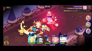 cookie run children vs strawberry crepe boss || very calm music 😈