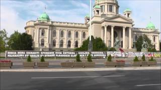 Walking from the House of the National Assembly to Nikola Pašić square