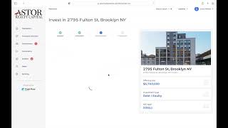 Astor Fulton Pref LLC - Portal Walkthrough